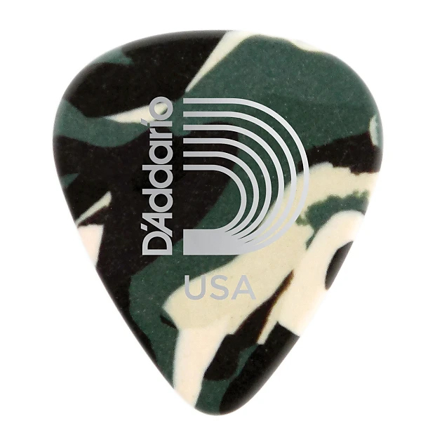 D'Addario 彈片 迷彩標準型 撥片 1CCF (5入) 美製 1CCF2/1CCF4 /1CCF6