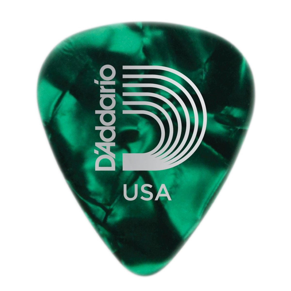 D'Addario 彈片 綠珍珠標準型 撥片 1CGP (5入) 美製 1CGP2/1CGP4/1CGP6/1CGP7