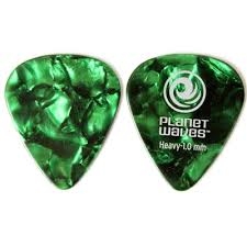 D'Addario 彈片 綠珍珠標準型 撥片 1CGP (5入) 美製 1CGP2/1CGP4/1CGP6/1CGP7