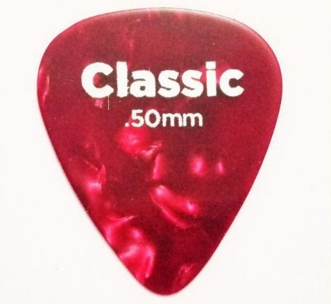 D'Addario 彈片 紅珍珠標準型 撥片 1CRP (5入) 美製 1CRP2/1CRP4/1CRP6/1CRP7