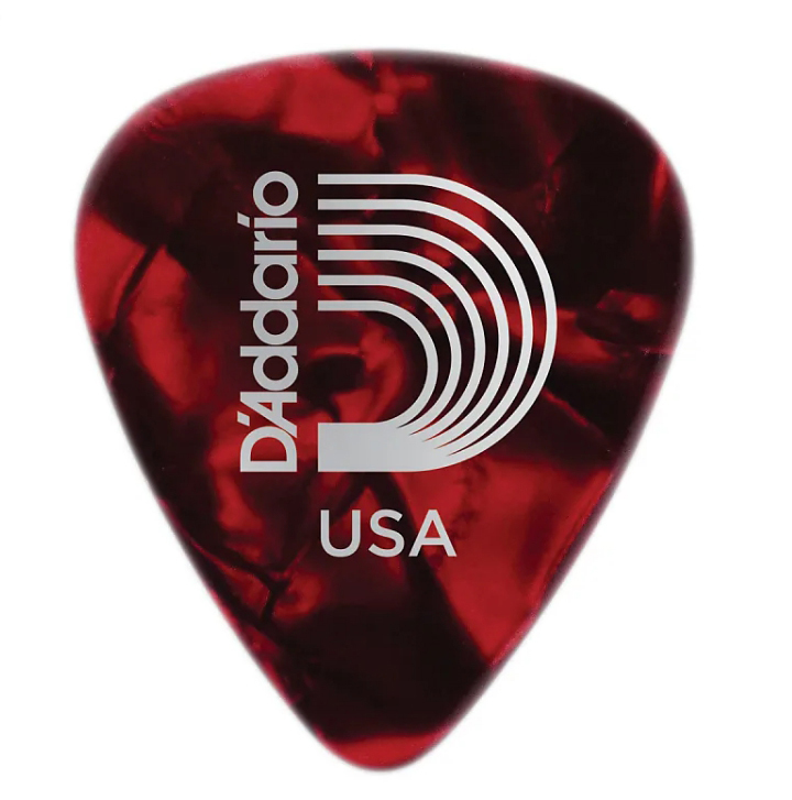 D'Addario 彈片 紅珍珠標準型 撥片 1CRP (5入) 美製 1CRP2/1CRP4/1CRP6/1CRP7
