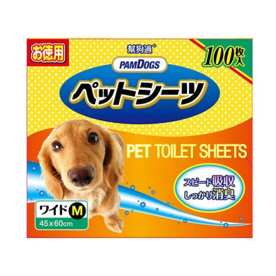 日本PAMDOGS-幫狗適寵物尿布墊-增量包-M型 60X45cm(100入)