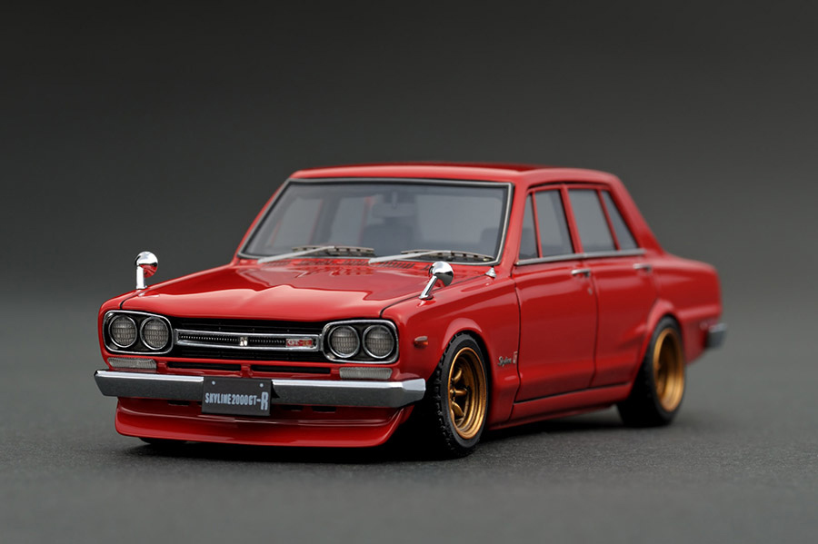 1/43 IG Nissan Skyline 2000 GT-R (PGC10) Red (IG1597)