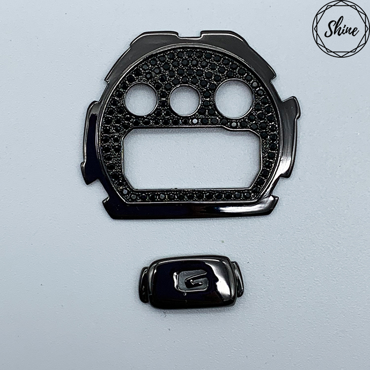 客製 黑X黑閃石 DW-6900 金屬面板G鍵