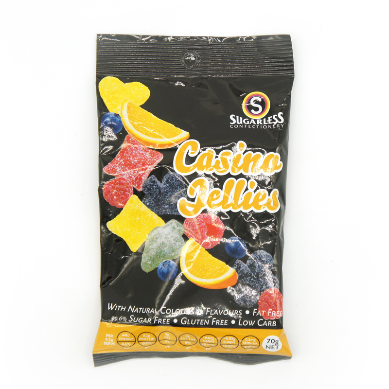 [Sugarless Confectionery] Casino Jellies 低糖雜果啫喱軟糖 70g