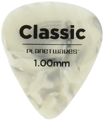 D'Addario 彈片 白珍珠標準型 撥片 1CWP (5入) 美製 1CWP2/1CWP4/1CWP6/1CWP7