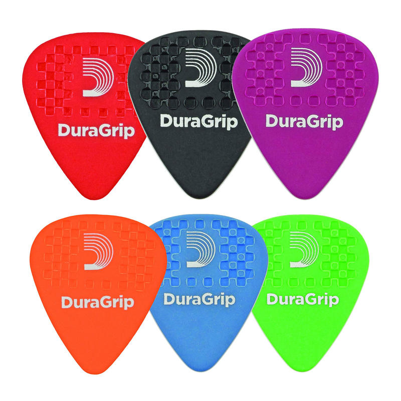 D'addario 7D 耐用彈片 DURAGRIP PICK 防滑 (5片入)