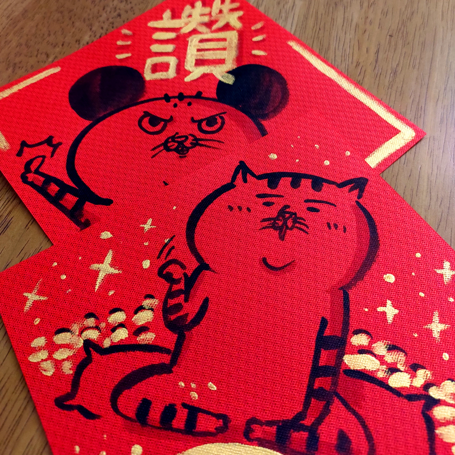 【ehcat貓室友】限量手繪春聯