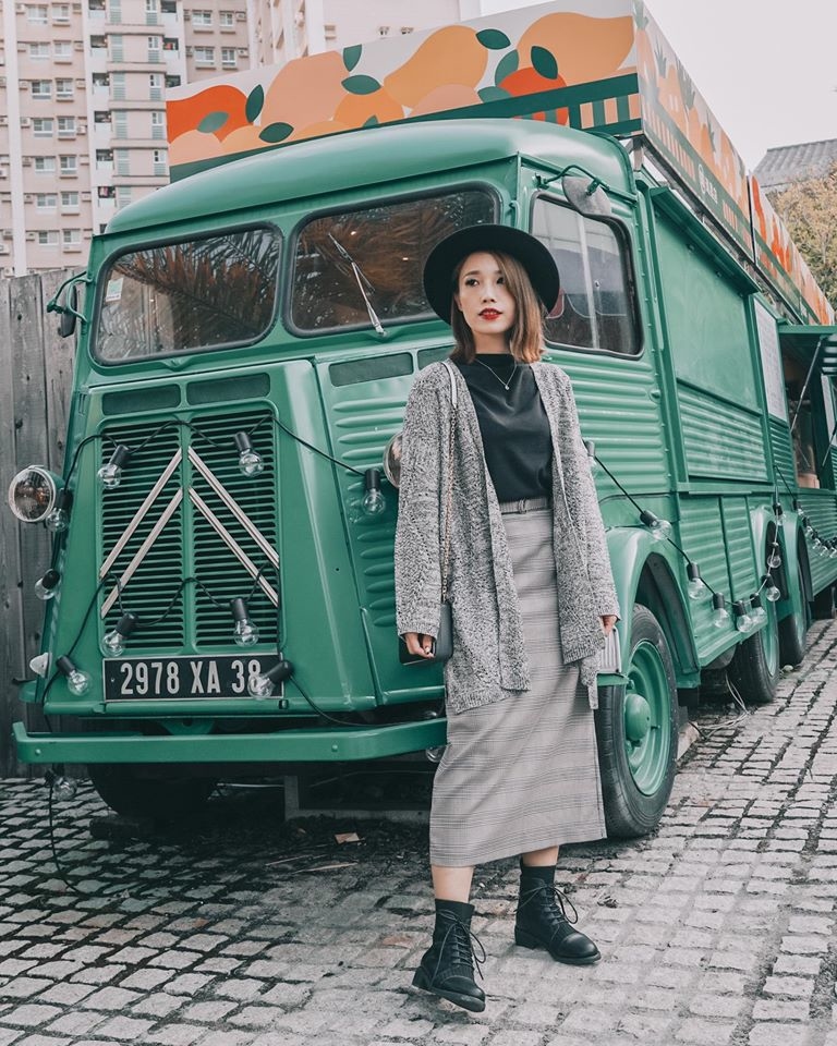 大尺碼針織外套