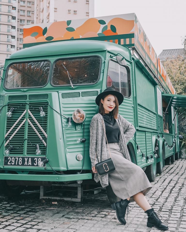 針織外套穿搭長裙