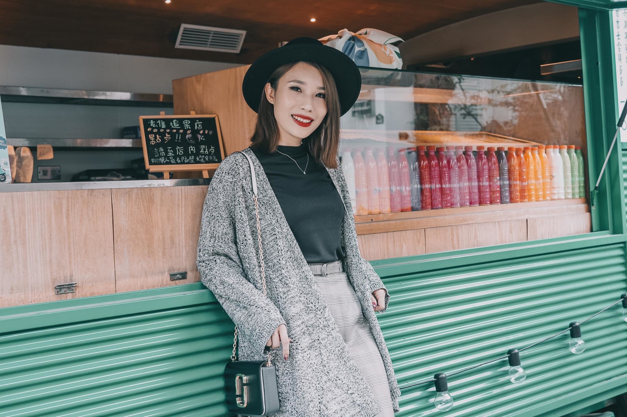 針織外套長版設計