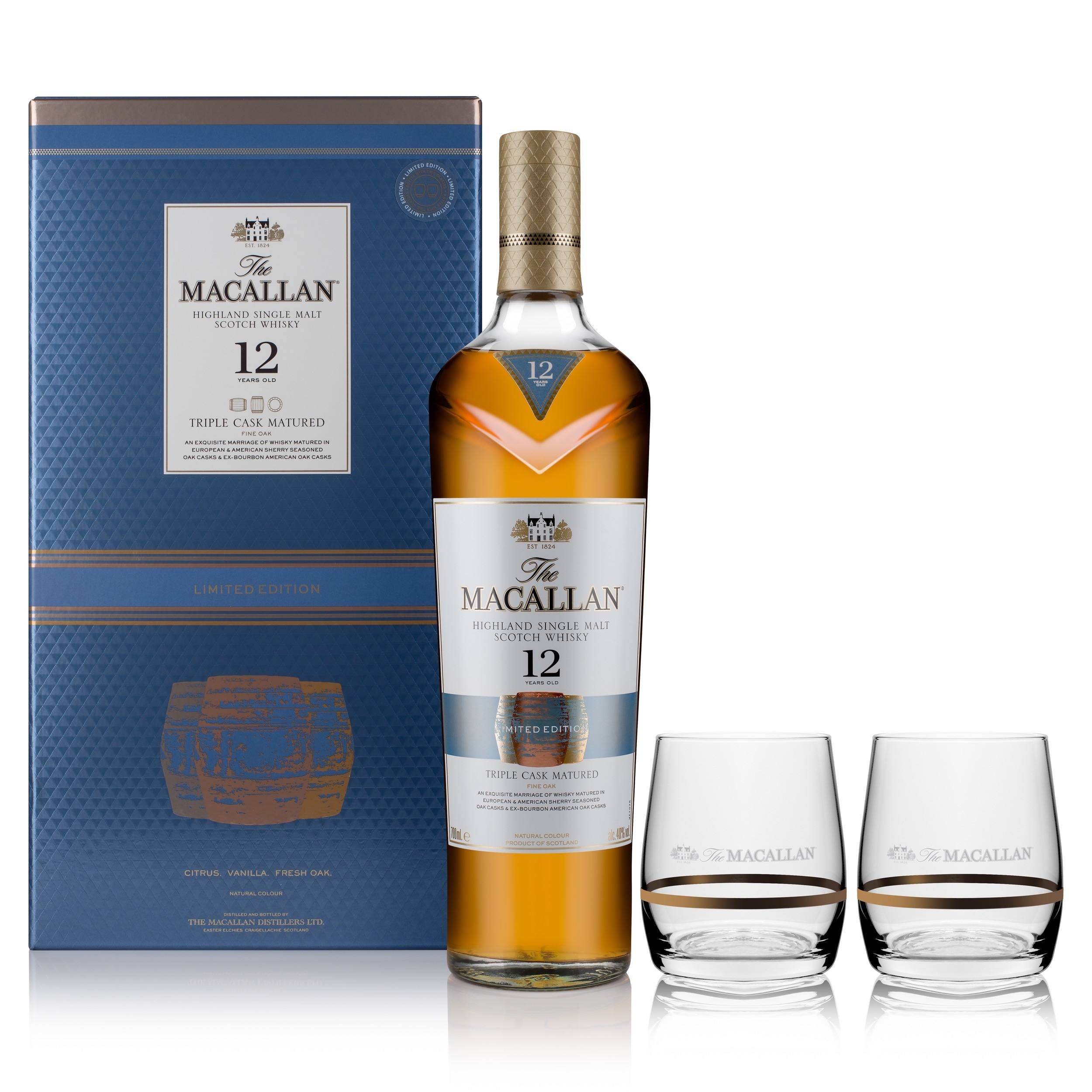 Macallan 12 year old Triple cask box set