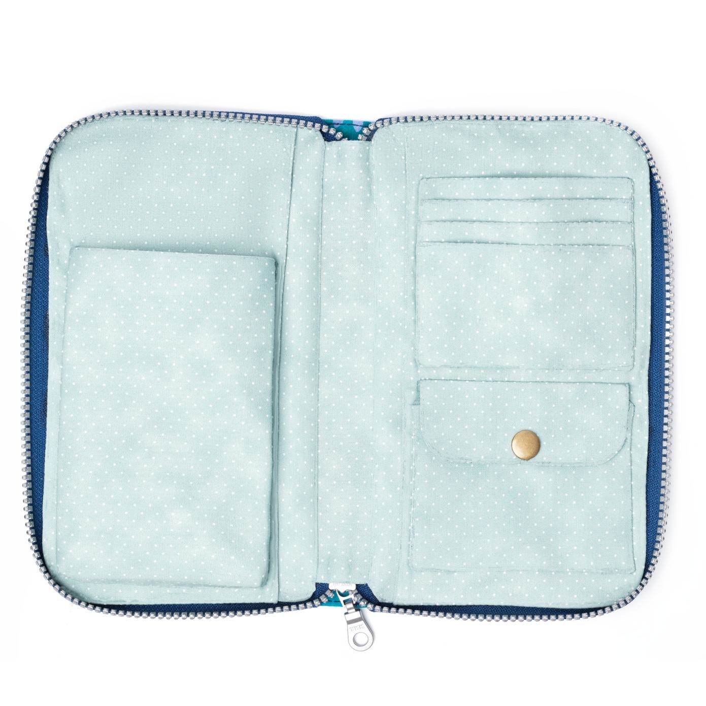 典雅之葉/手機/護照/卡片零錢長夾(材料包)