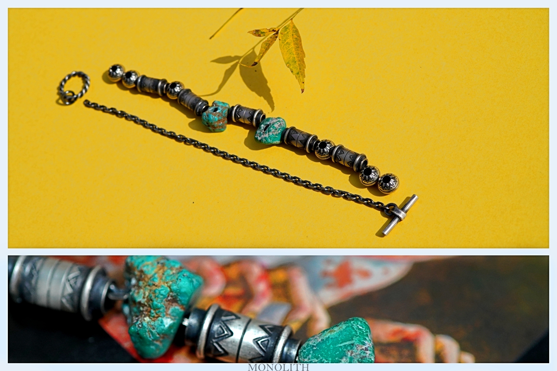 White water 打印舊化 【 手鍊 】