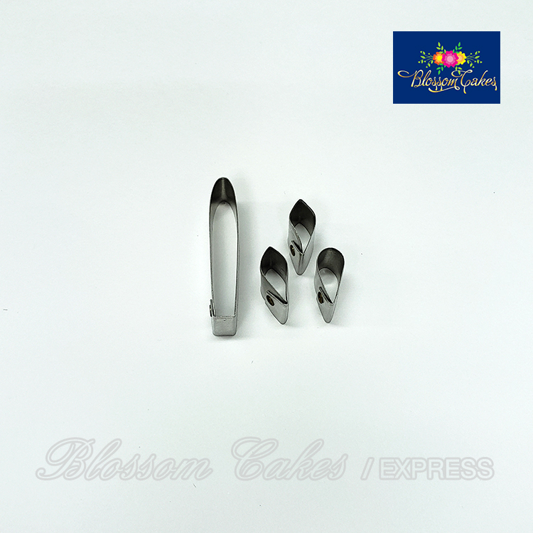 Mini Amaryllis Petal & Leaf Cutters, Set of 4