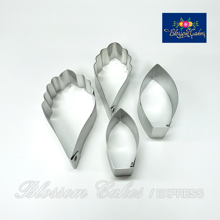 Gladiolus Petal Cutters, Set of 4