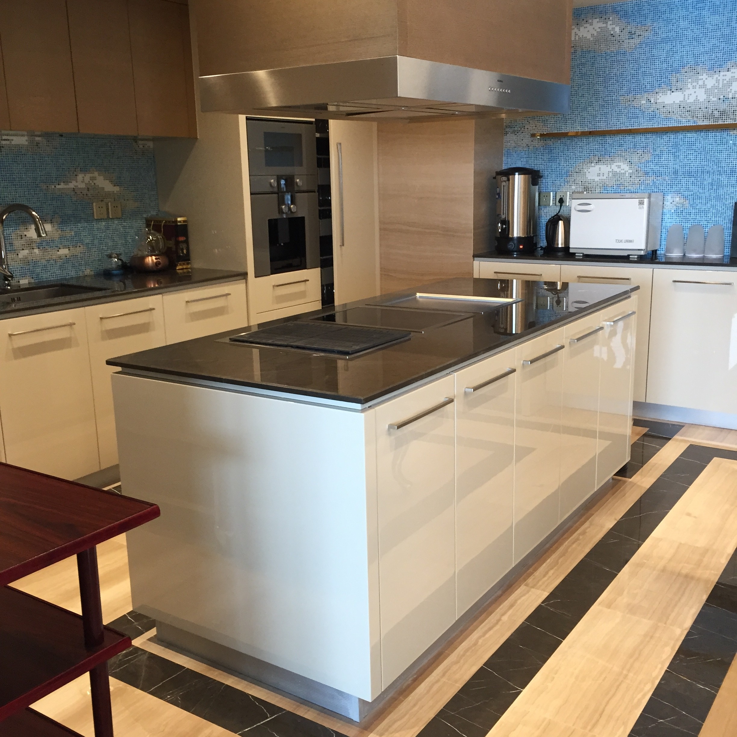 residences at the langham shenzhen kitchen,china glass mosaic tile,pattern mosaic tile,topworlds