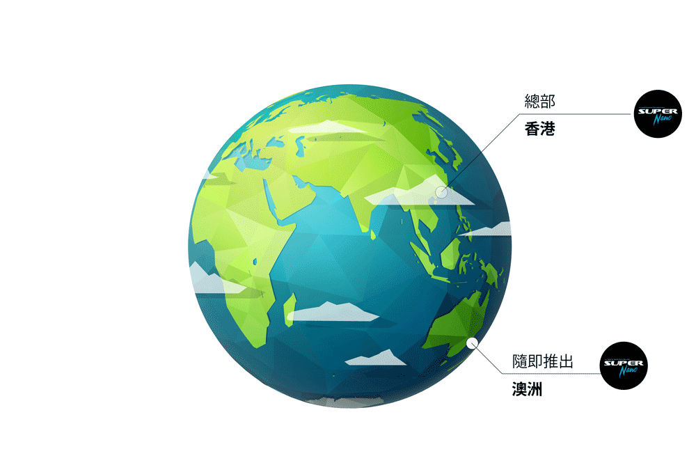 Super nano planet earth map connections 地球 總部