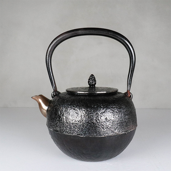 【佐藤勝弘】丸釜肌 砂鐵壺1.1L