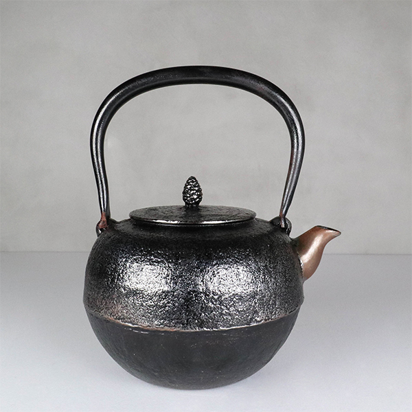 【佐藤勝弘】丸釜肌 砂鐵壺1.1L