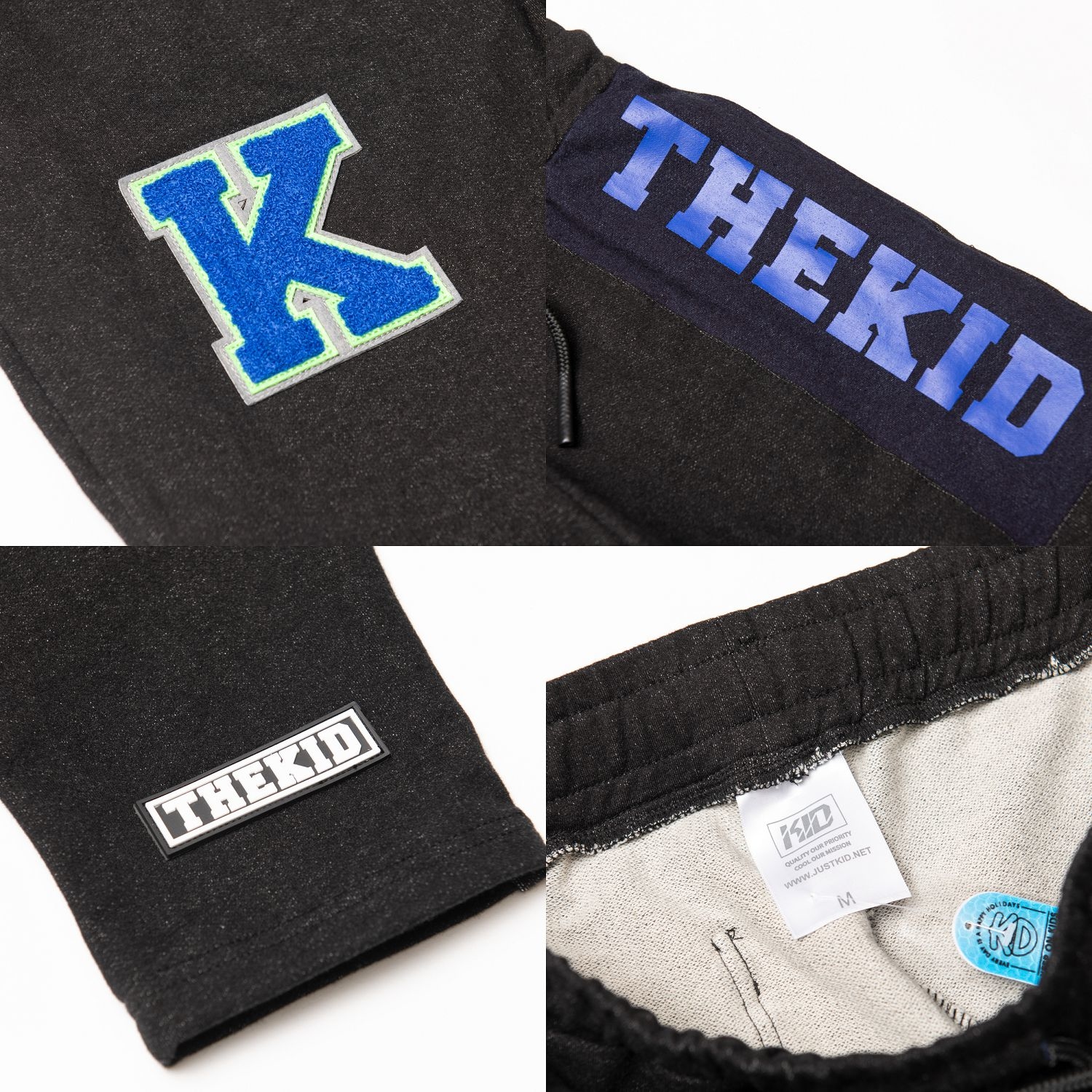 KID ® 水洗拼接牛仔長褲