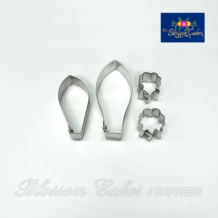 Oncidium Orchid Petal & Leaf Cutters, Small, Set of 4