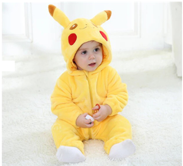 皮卡丘毛絨連身衣