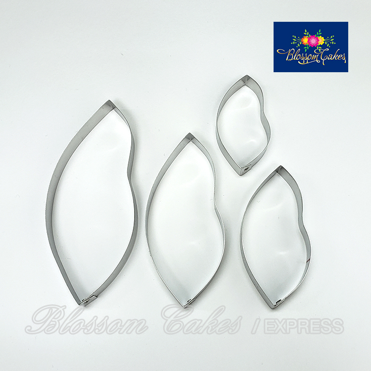 Tulip Leaf Cutters, Set of 4