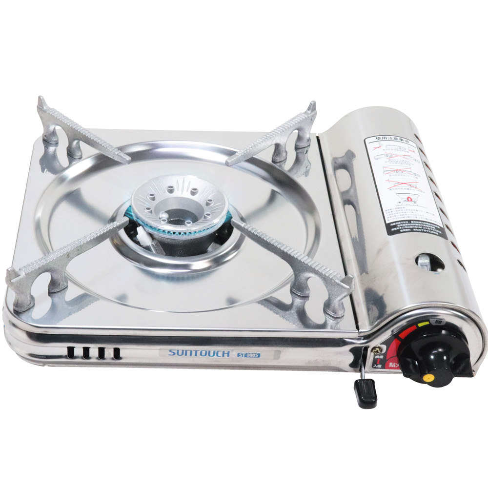 OMAX火鳥韓製白鐵不銹鋼高效能卡式瓦斯爐休閒爐-ST-300S(附贈攜帶式外盒) 破盤下殺 OMAX歐妹思購物網