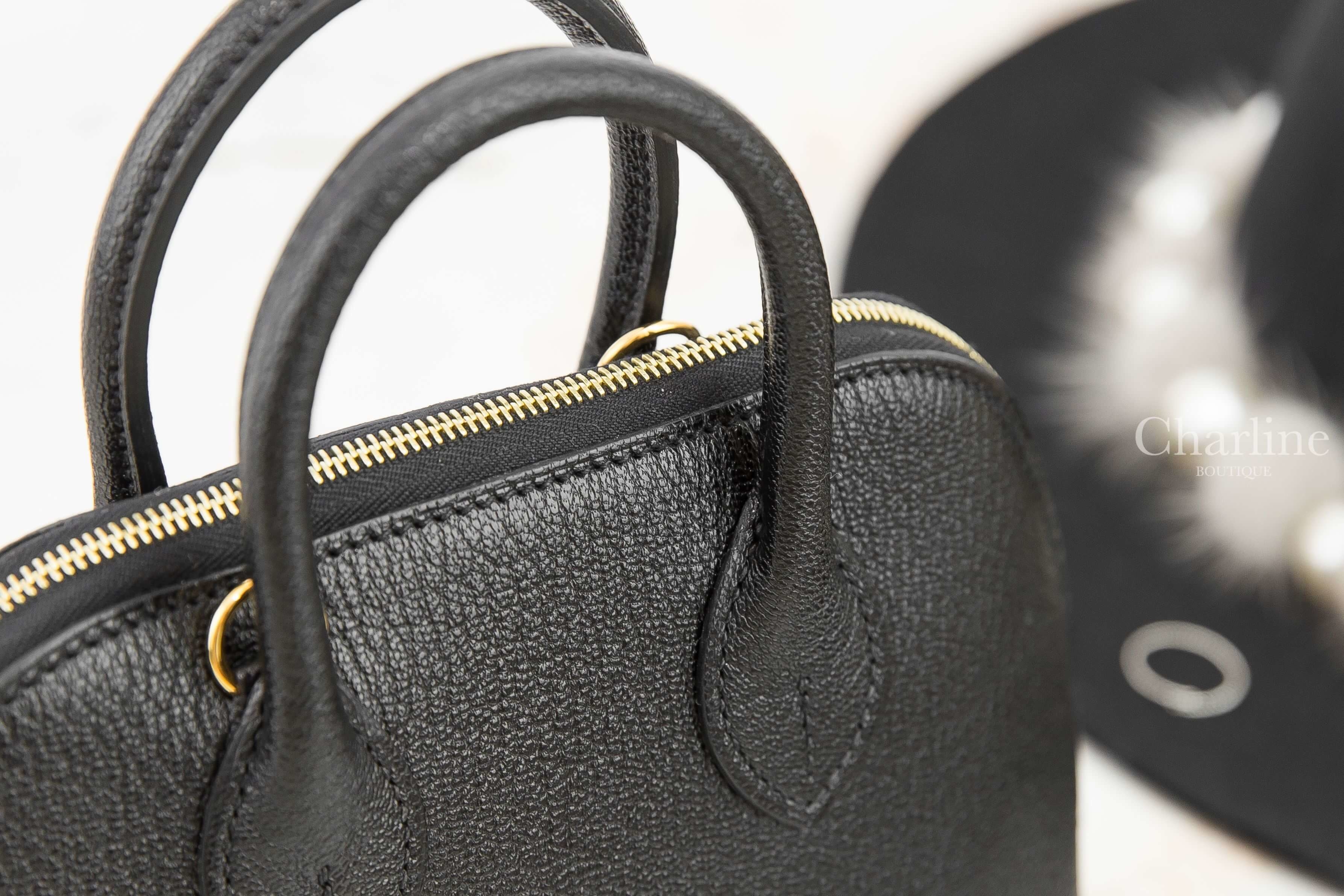 Hermès Bolide 1923 Mini 89 Noir Chevre Mysore 黑色金釦迷你手提肩背包