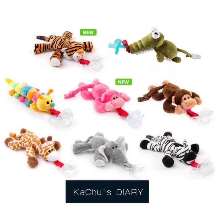 動物啾啾聲奶嘴夾