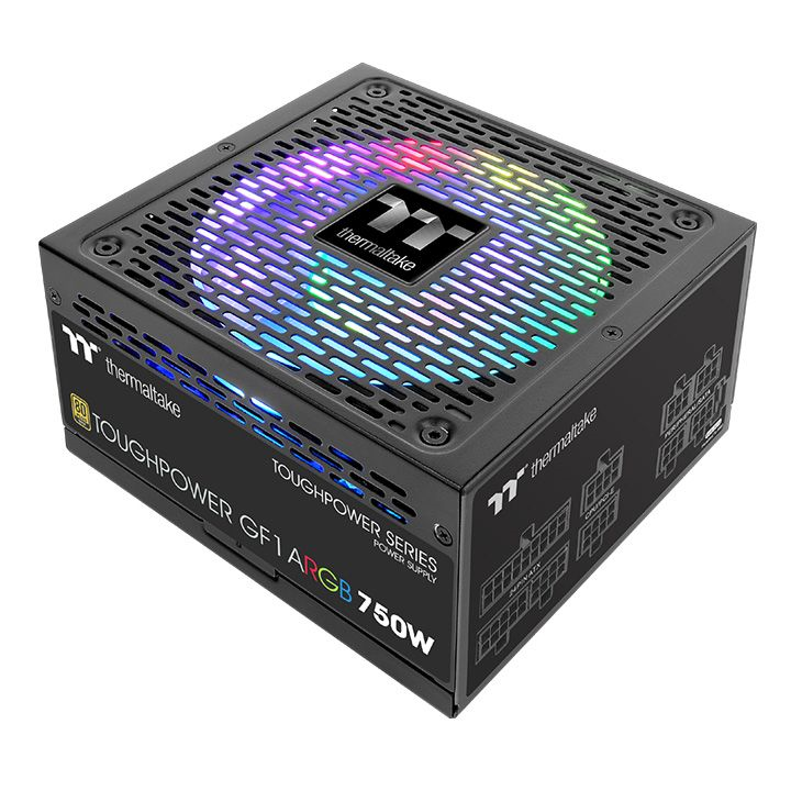 米特3C數位–曜越 Thermaltake Toughpower GF1 ARGB 750W 金牌電源供應器/PS-TPD-0750F3FAGx-1