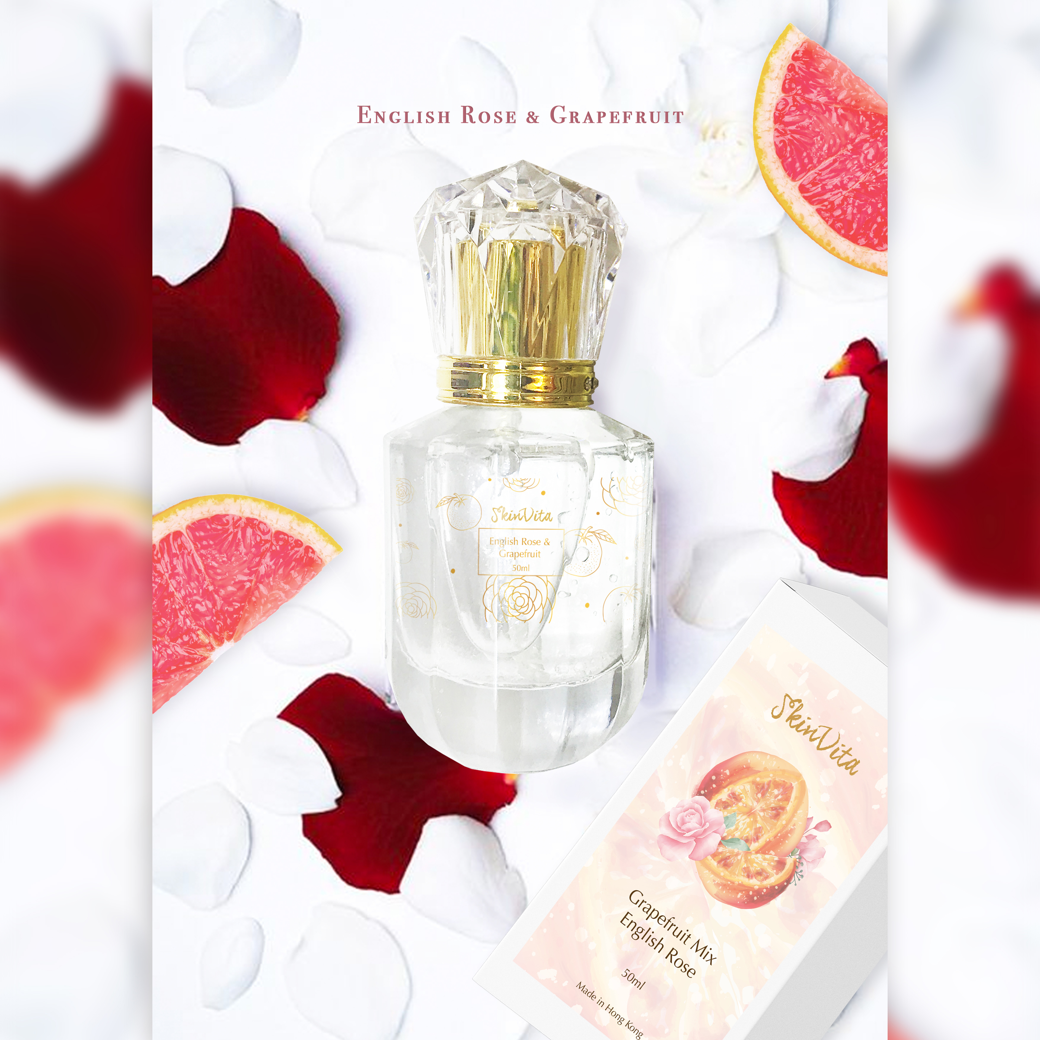 grapefruit mix english rose