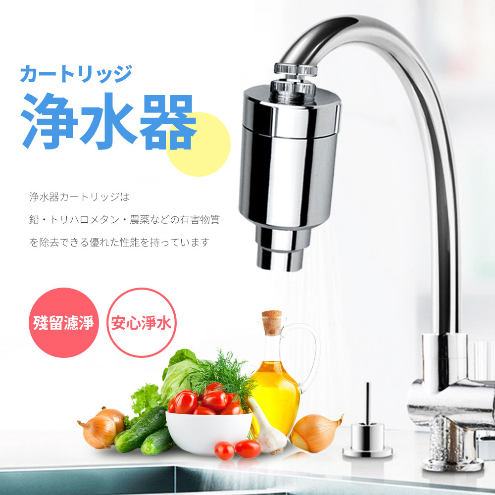 360度奈米淨化過濾水龍頭│沖洗零死角│一秒除氯│省水高達約70%│強力水柱