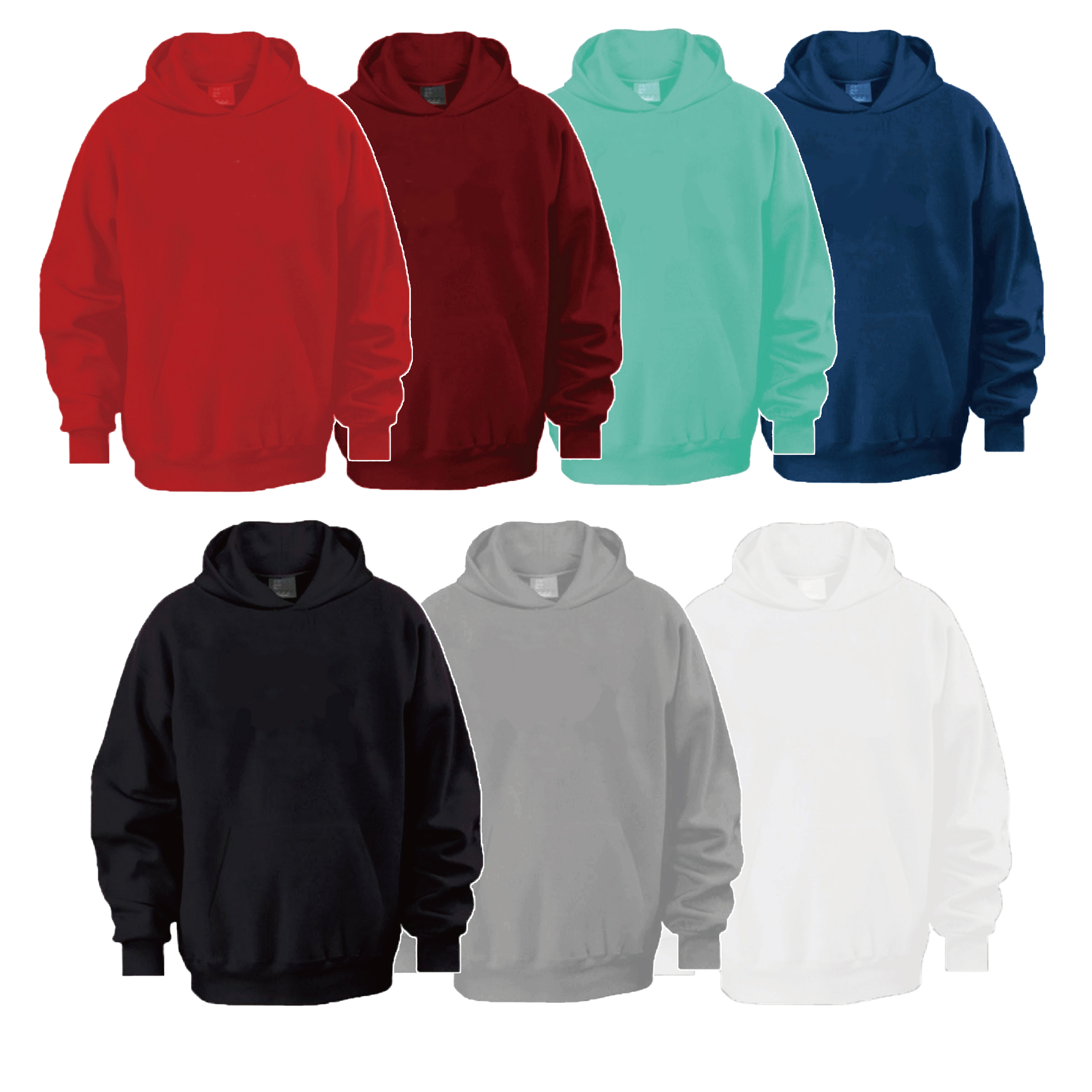 【客製款】韓版潮流重磅帽T (共七色)