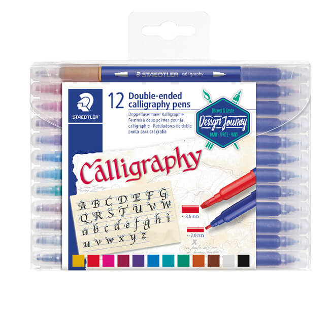 【STAEDTLER 施德樓】設計家雙頭藝術筆12色組 MS3005 TB12