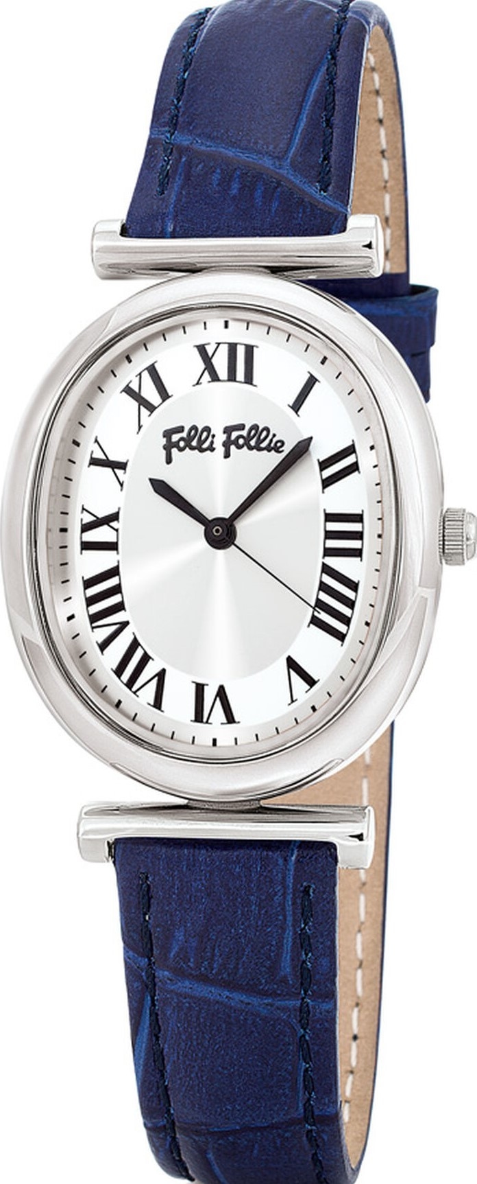 萬年鐘錶 - FOLLI FOLLIE  羅馬字橢圓形腕錶  WF18T029SPS  / DB  錶徑23MM