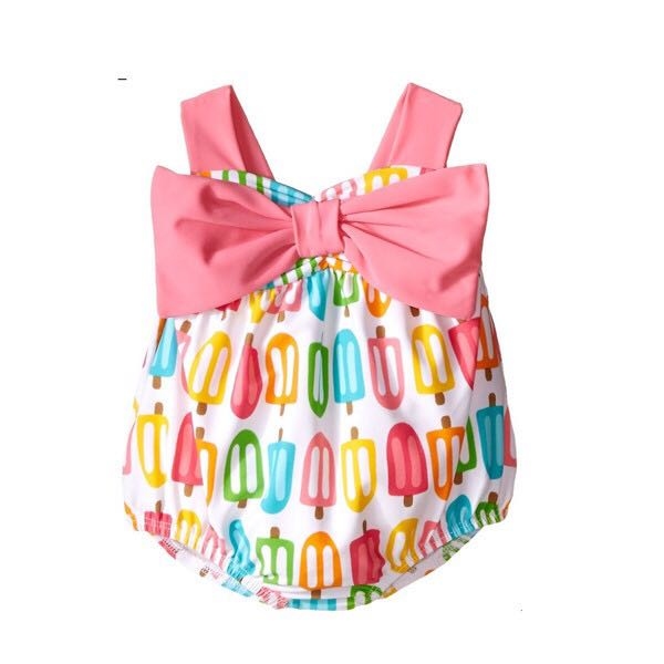 Popsicle Bow Swimsuit