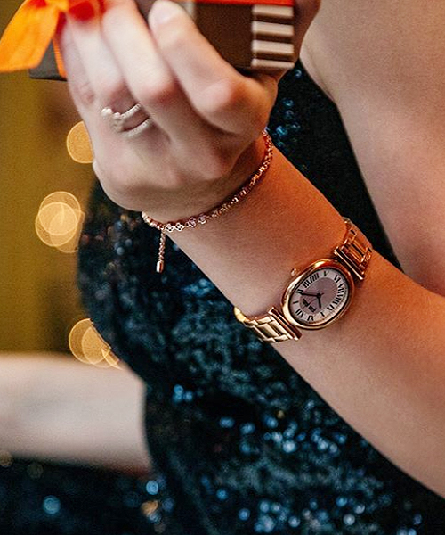 萬年鐘錶 - FOLLI FOLLIE  羅馬字橢圓形腕錶    WF18R029BPS    錶徑23MM