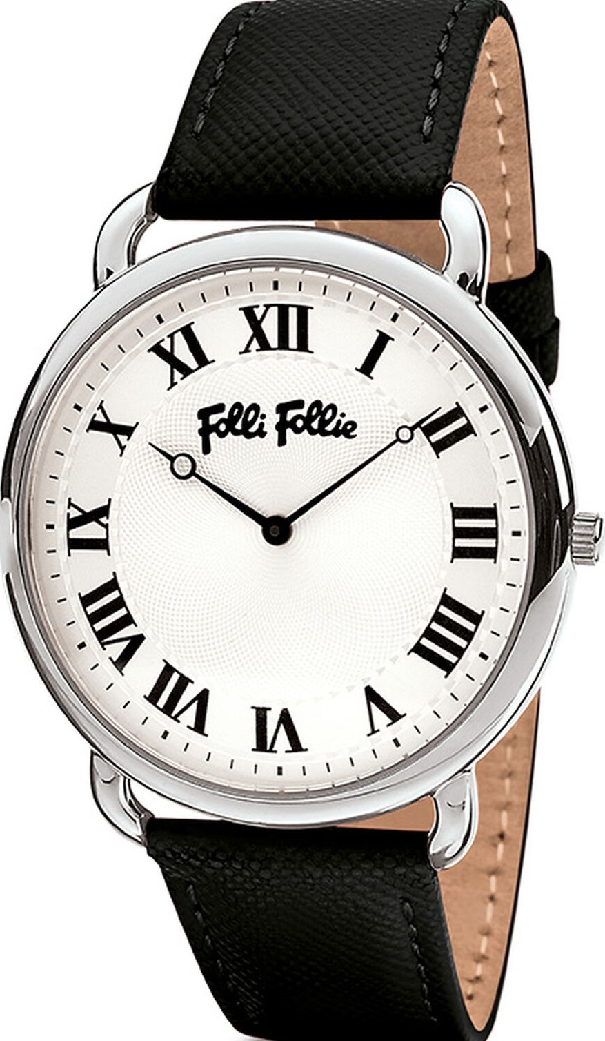 萬年鐘錶 - FOLLI FOLLIE  羅馬字經典男錶   WF16T014SPS / BK  錶徑40MM