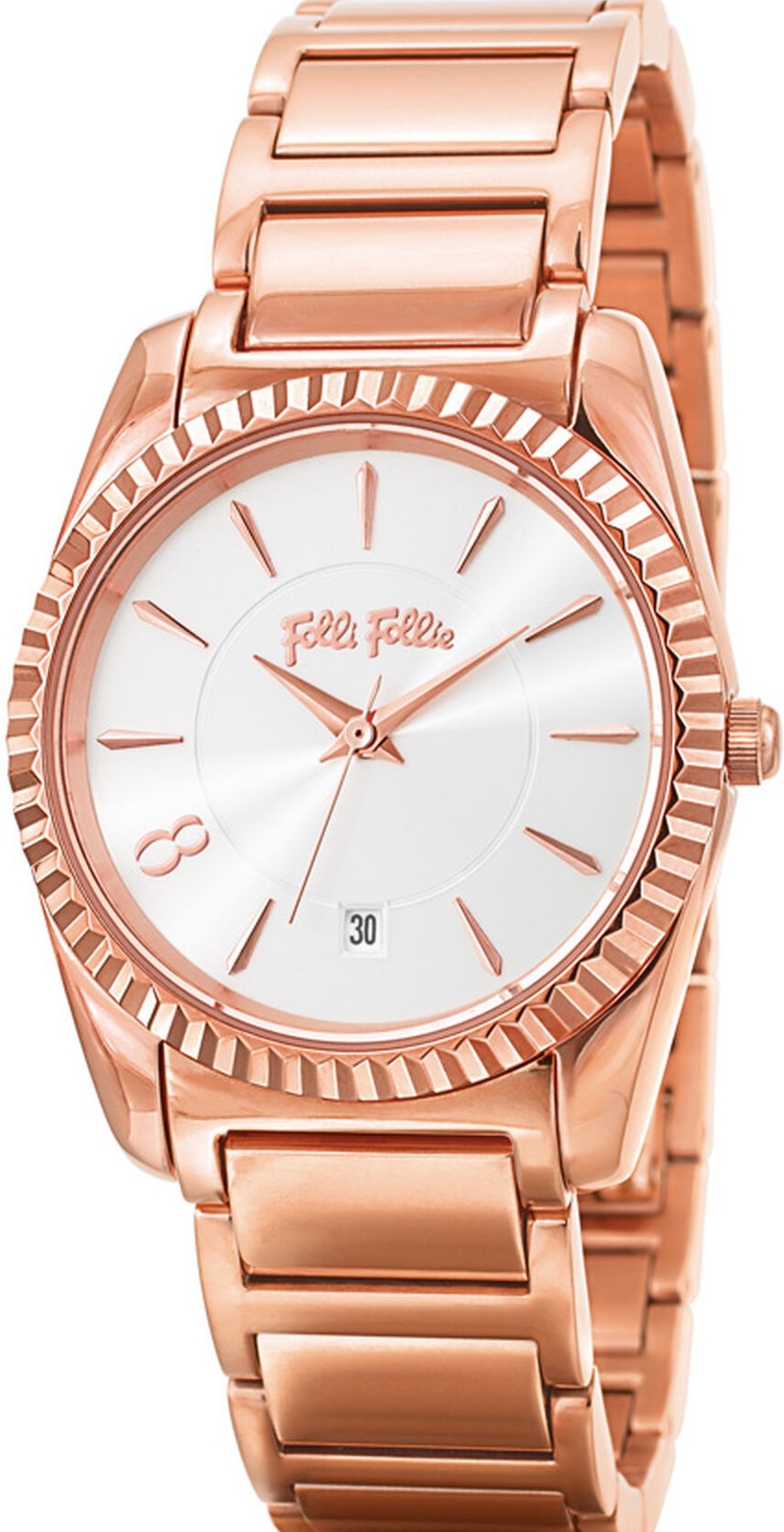 萬年鐘錶 - FOLLI FOLLIE   玫瑰金優雅 女錶  WF18R042BDZ / XX  錶徑29MM