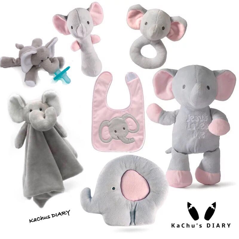 Elephants小象寶寶安撫七件組