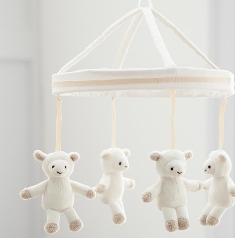 Harper Lamb Crib Mobile小羊床鈴吊飾