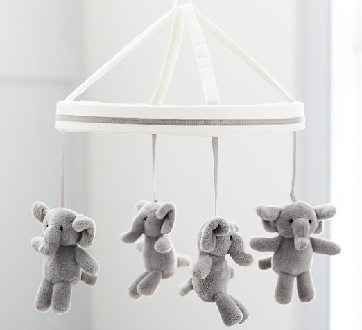 Harper Elephant Crib Mobile小象嬰兒床鈴吊飾
