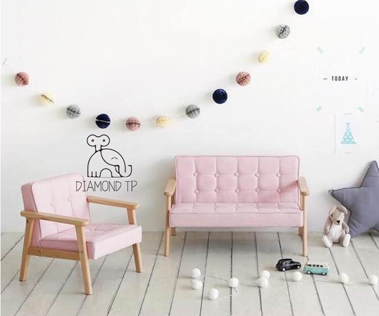 北歐實木寶寶沙發