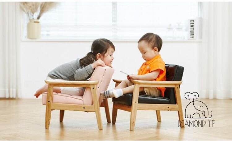 北歐實木寶寶沙發