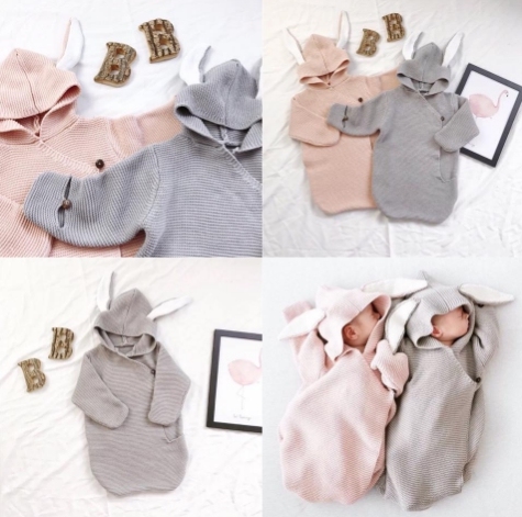 小兔寶針織睡袋