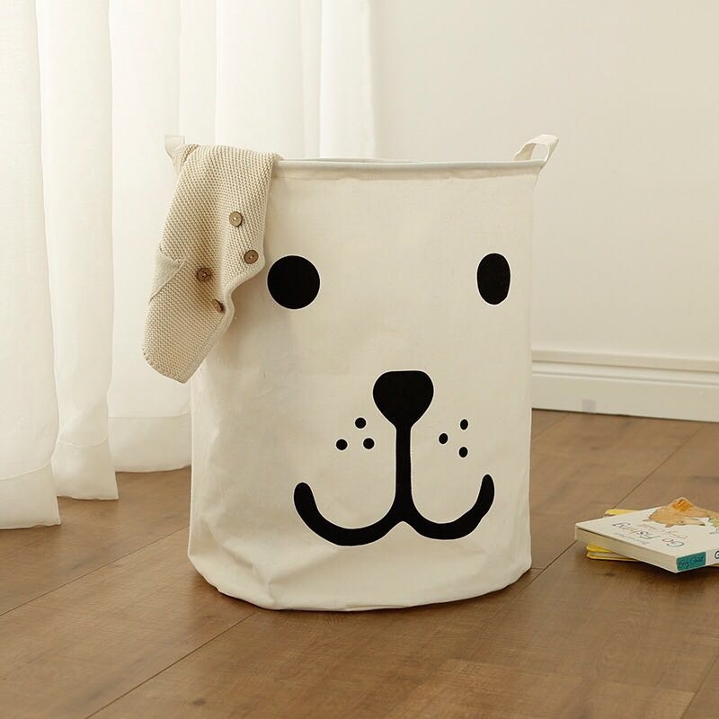 Smiling dog storage bag