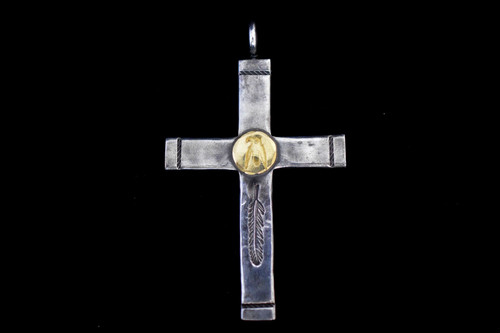 LIGHT系列 18k點金鷹十字架