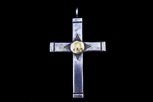 LUCK系列 18k點金雷鳥十字架